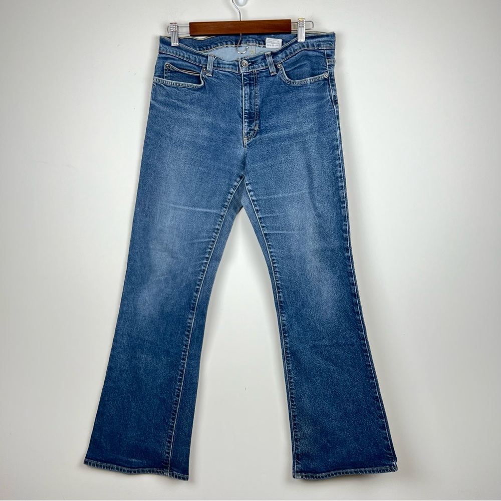 Vintage Y2K GAP Jeans Low Rise Flare Womens Size 12 Reg Stretch 0450